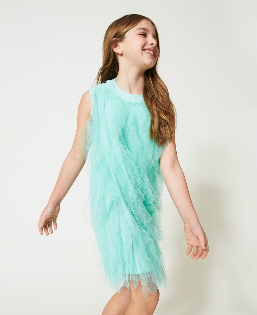 TWINSET ABITO S/M IN TULLE