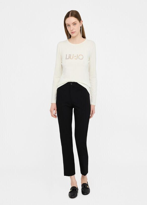 LIU JO ECS PANT.CHIN.DIAM.WELT P.
