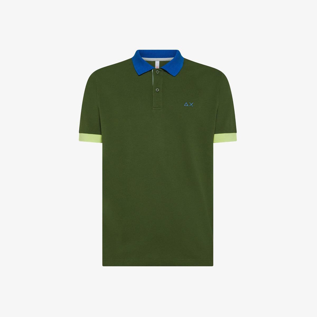 SUN68 POLO 3 COLOR WAY S/S