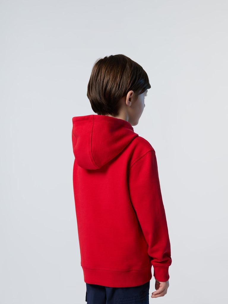 NORTH SAILS HOODED FULL ZIP SWEATHIRT W/GRAPHIC