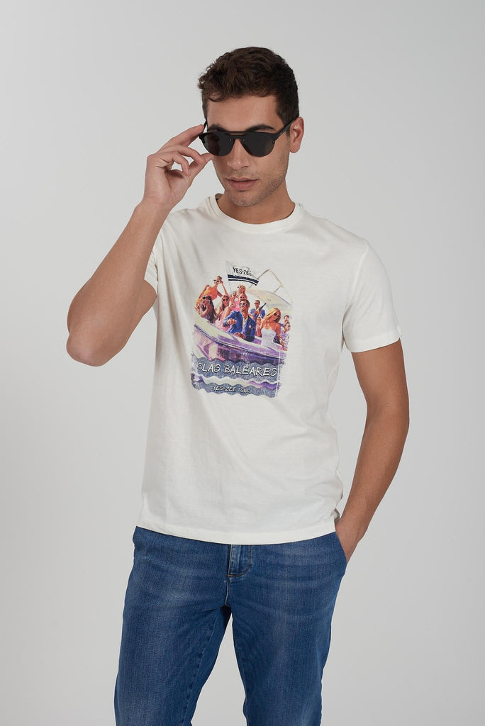 YES ZEE T-SHIRT UOMO GIROCOLLO, M/C