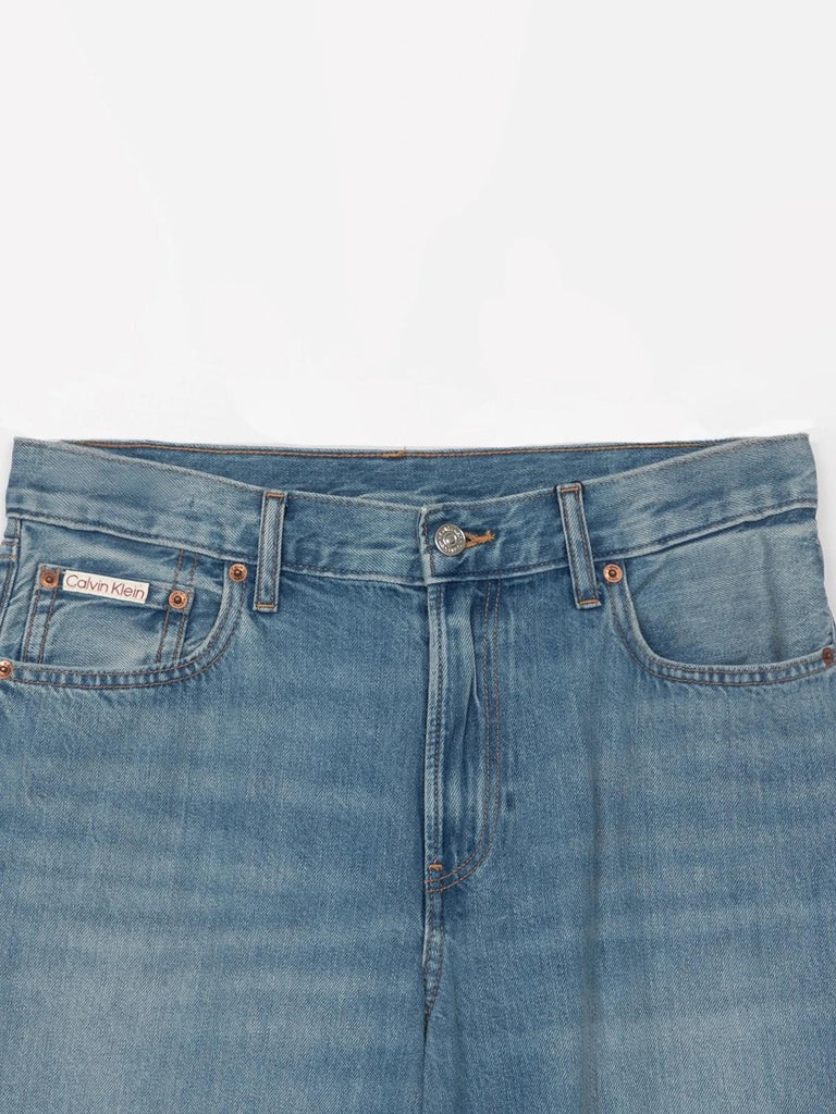 CALVIN KLEIN JEANS LOW RISE BAGGY BLUE