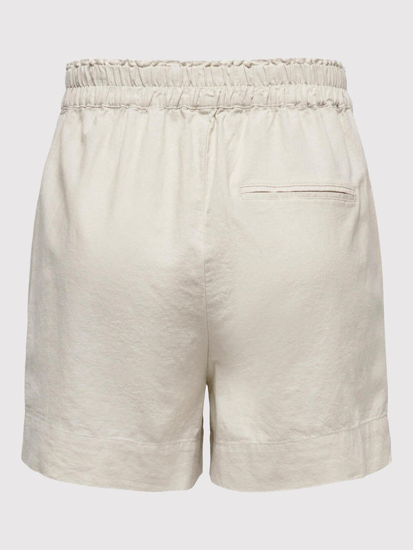 ONLY ONLTOKYO HW LINEN BLEND SHORTS PNT NOOS
