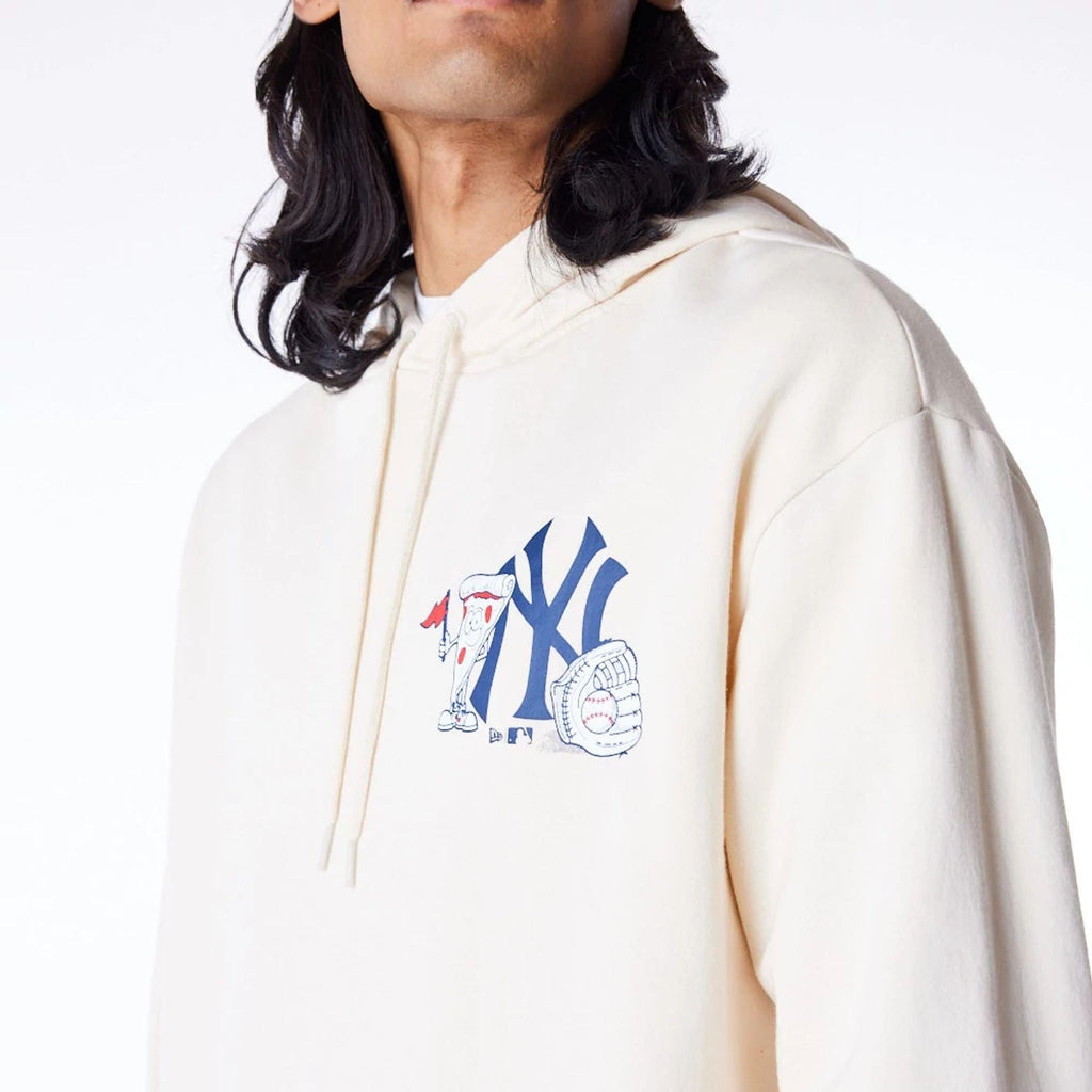 NEW ERA MLB FOOD GRPHC OS HOODIE NEYYAN  LTCNVY