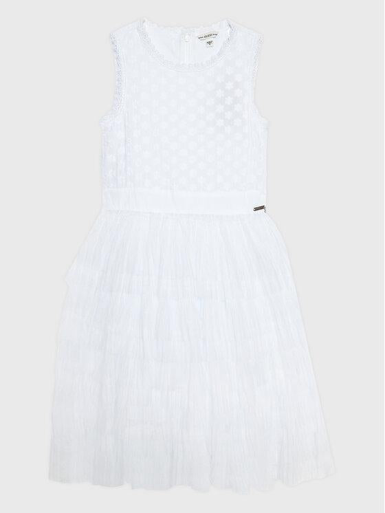 GUESS MIXED FABRIC SL DRESS_CEREMONY