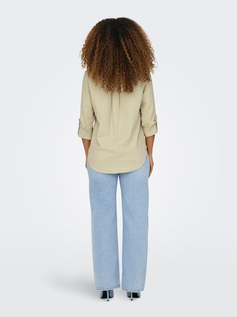 ONLY ONLYASMIN-CARO L/S LINEN SHIRT PNT NOOS