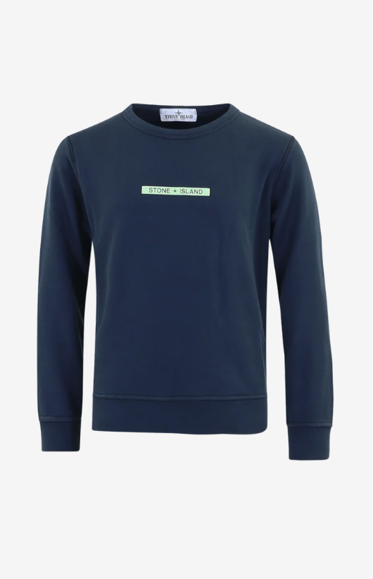 STONE ISLAND JUNIOR FELPA