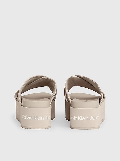CALVIN KLEIN JEANS FLATFORM CROSS MG UC
