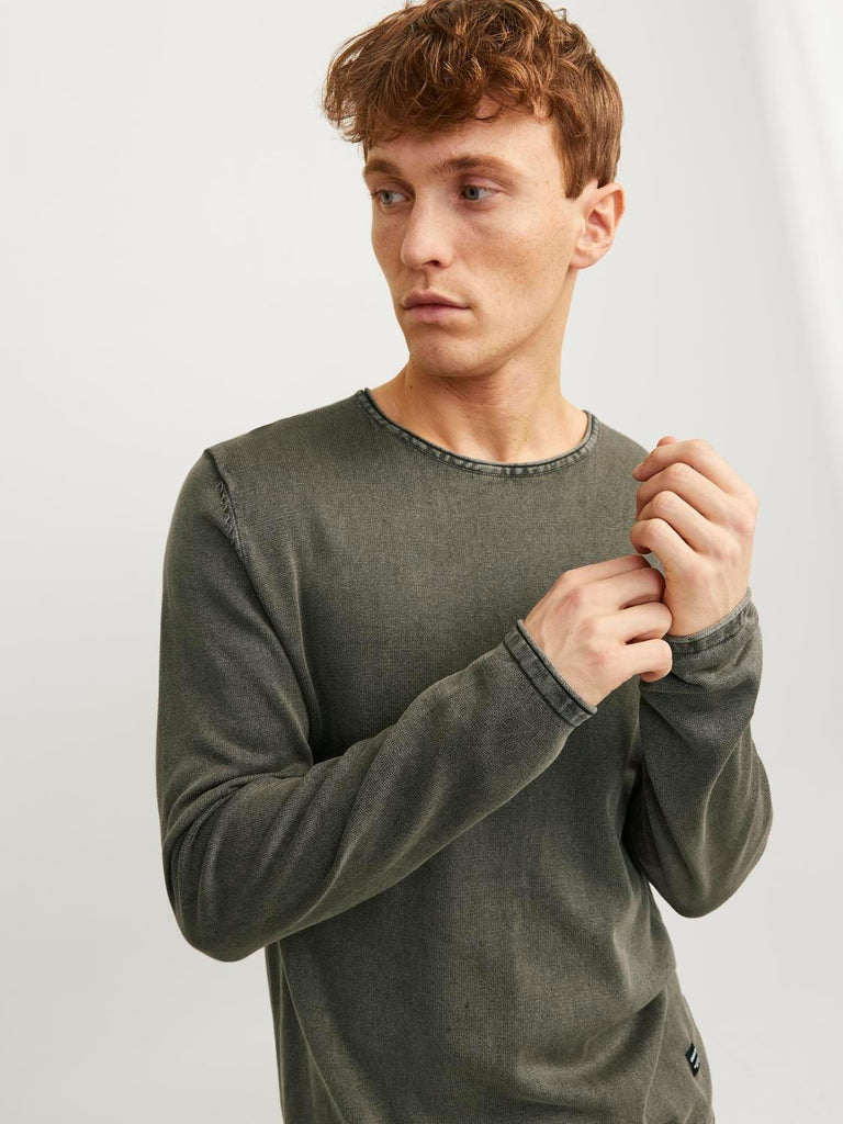 JACK AND JONES JJELEO KNIT CREW NECK NOOS