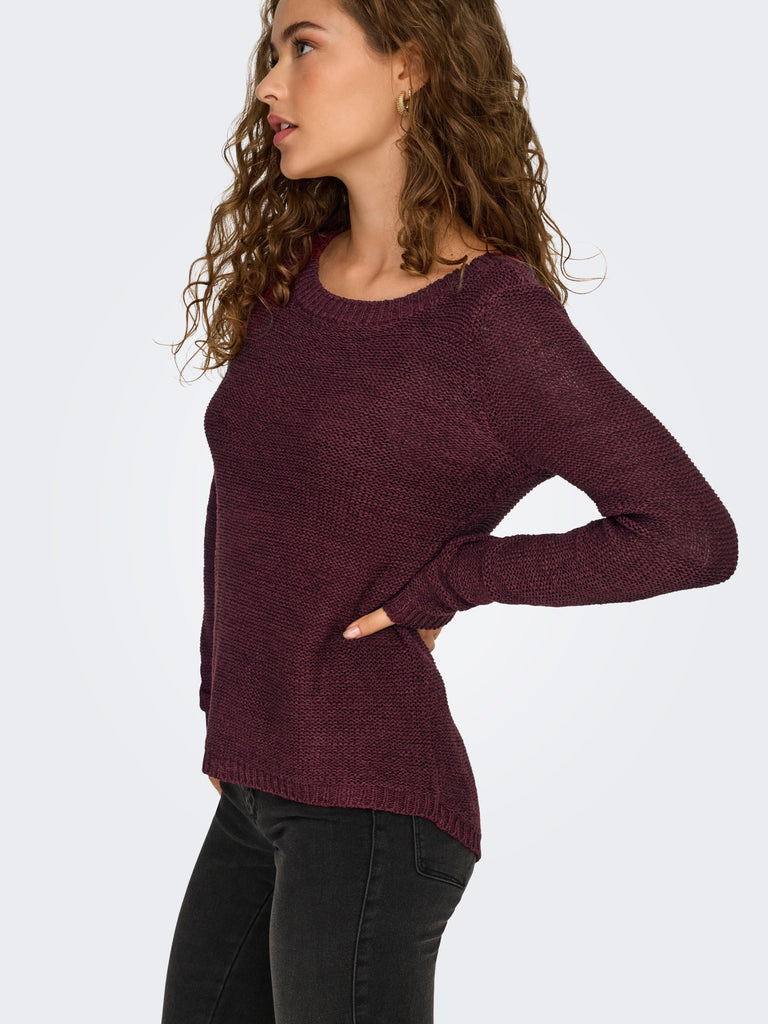 ONLY ONLGEENA XO L/S PULLOVER KNT NOOS