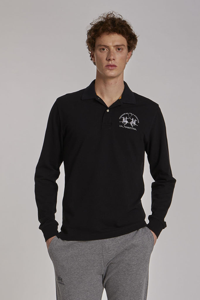 LA MARTINA MAN POLO L/S PIQUET STRETCH