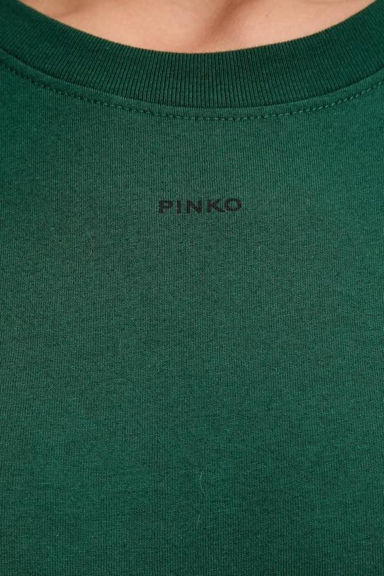 PINKO BASICO T-SHIRT JERSEY LOGO PIN