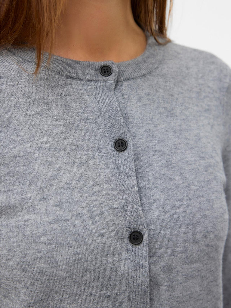 VERO MODA VMVICKY LS O-NECK BUTTON CARDIGAN NOOS