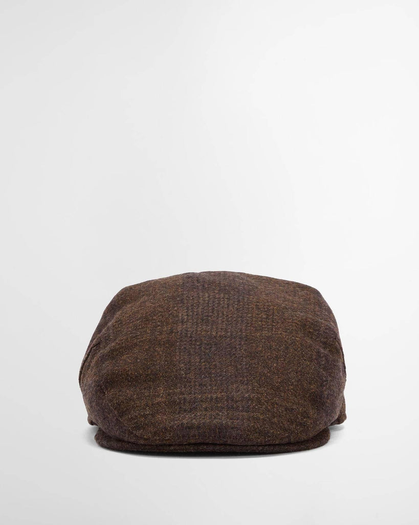 BARBOUR DEVERON TWEED FLAT CAP