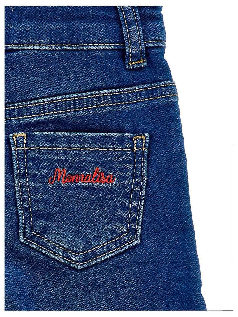 MONNALISA JEANS CON GALETTA DENIM F