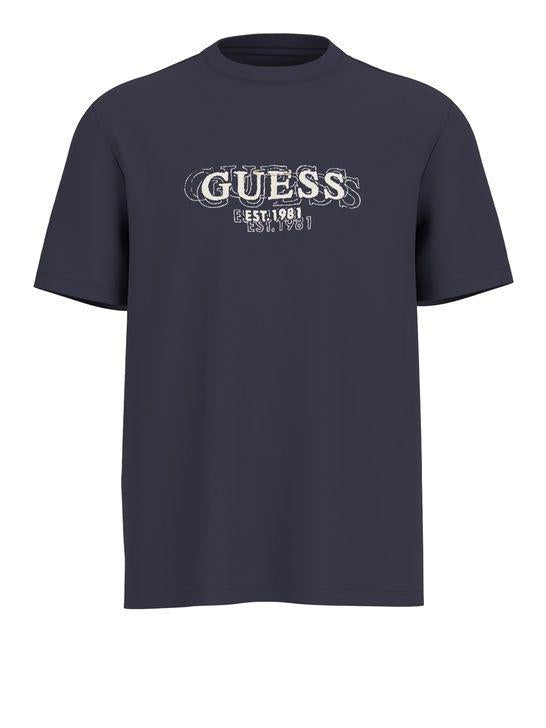 GUESS CN SS SMALL LOGO TEE