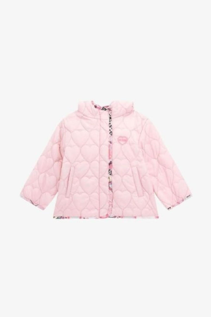 GUESS PADDED HOODED LS JACKET W/ZIP