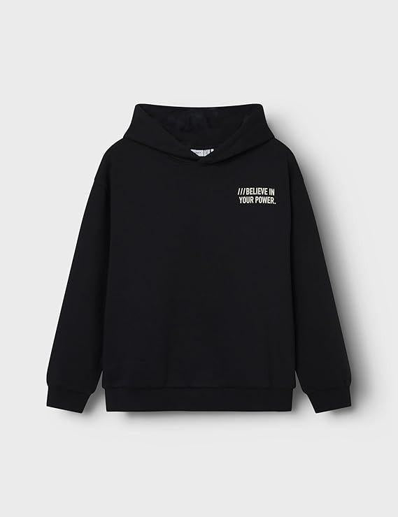 NAME.IT NKMOSVILD LS RLX SWE HOOD BRU BF
