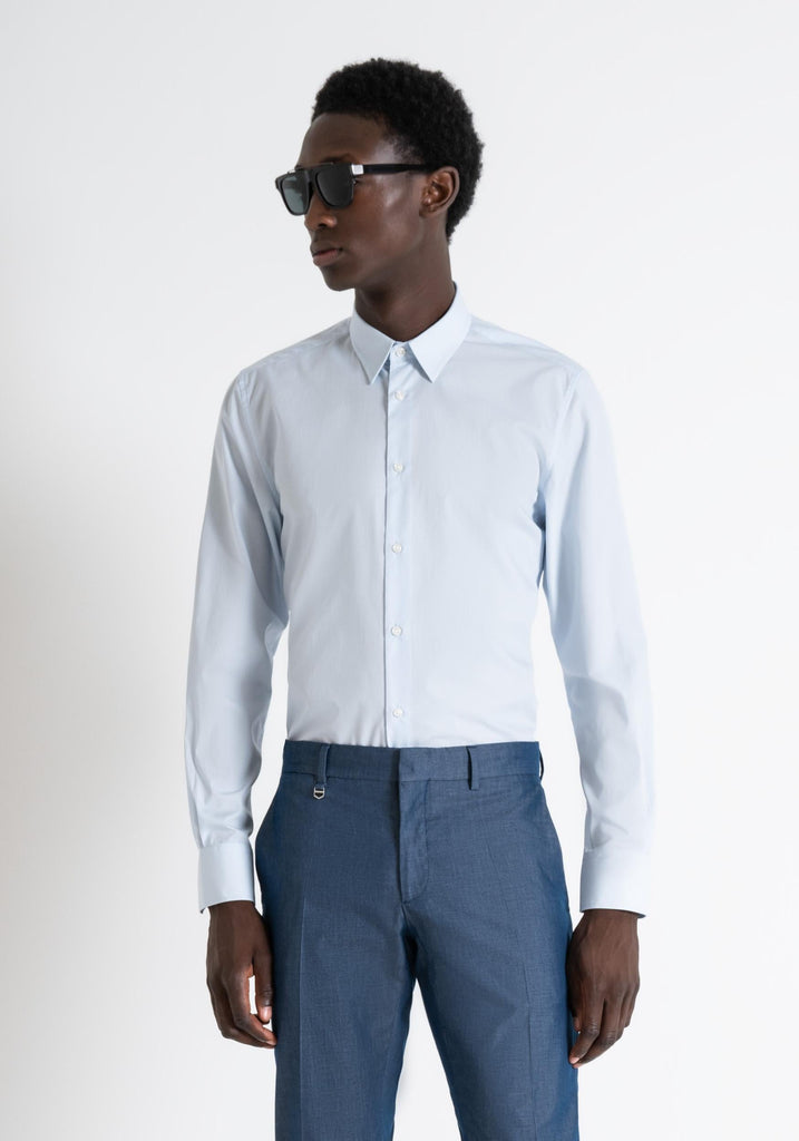 ANTONY MORATO CAMICIA NAPOLI SLIM FIT IN COT