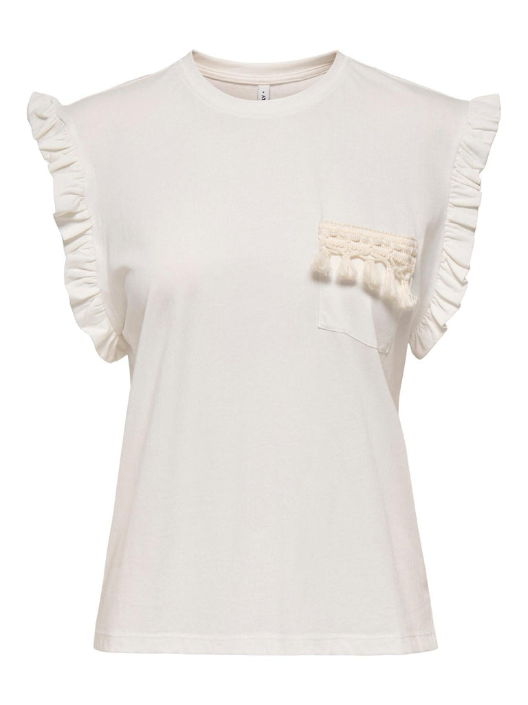 ONLY ONLFILIPPA LIFE S/S DETAIL POCKET TOPJRS