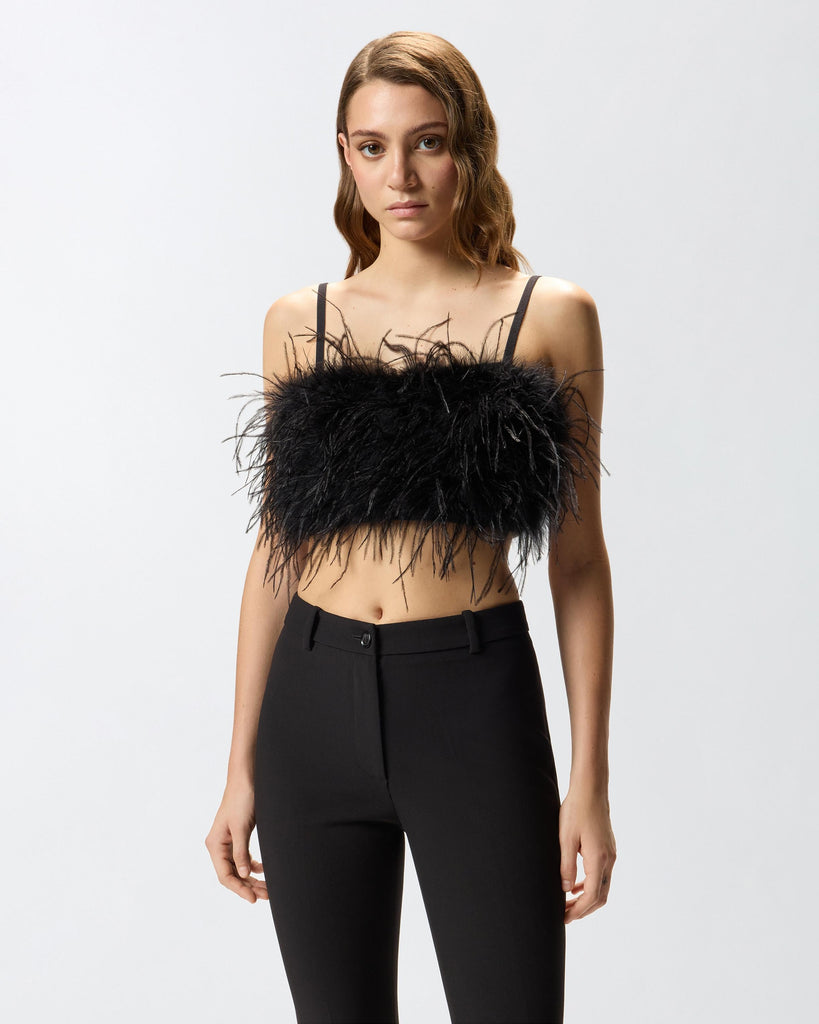 PINKO SALAGIOCHI TOP POLY VISCOSA E