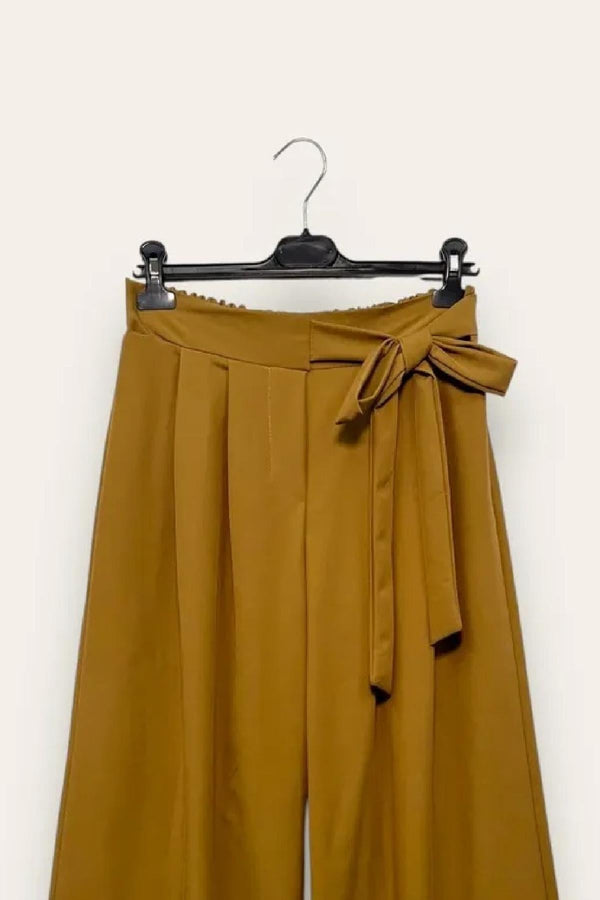 LOVEme Pantalone a gamba larga con fusciacca