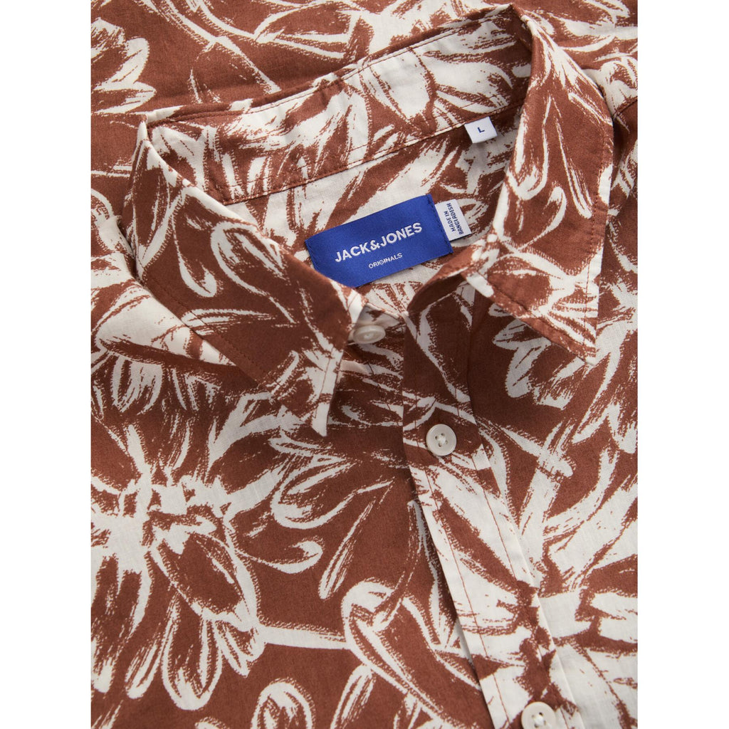 JACK AND JONES JORJOSHUA SPLIT AOP SHIRT SS