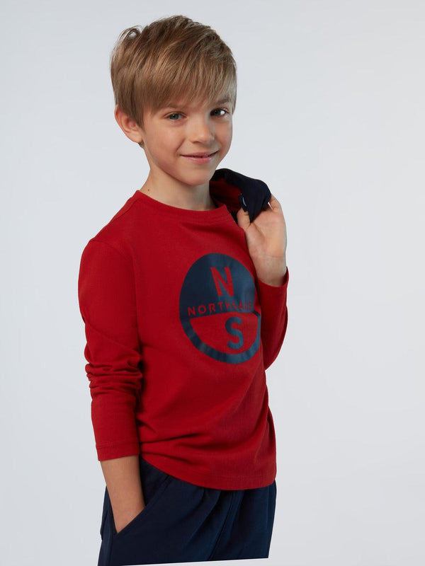 NORTH SAILS T SHIRT LONG SLEEVE W/GRAPHIC