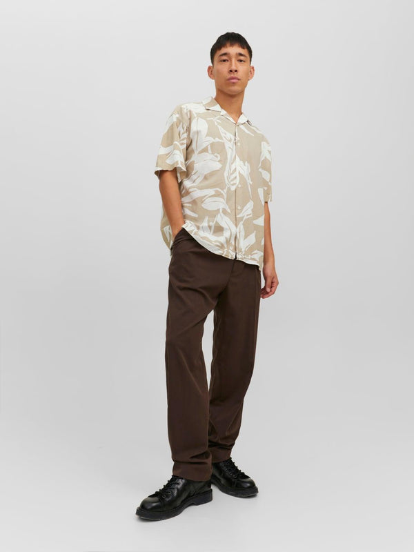 JACK AND JONES JPRBLATROPIC RESORT SHIRT S/S RELAX SN