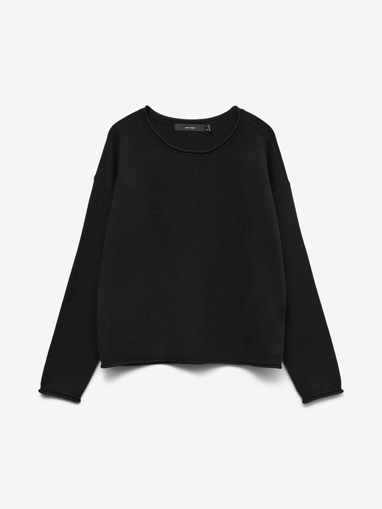 VERO MODA VMSABA ROLL LS O-NECK PULLOVER GA NOOS