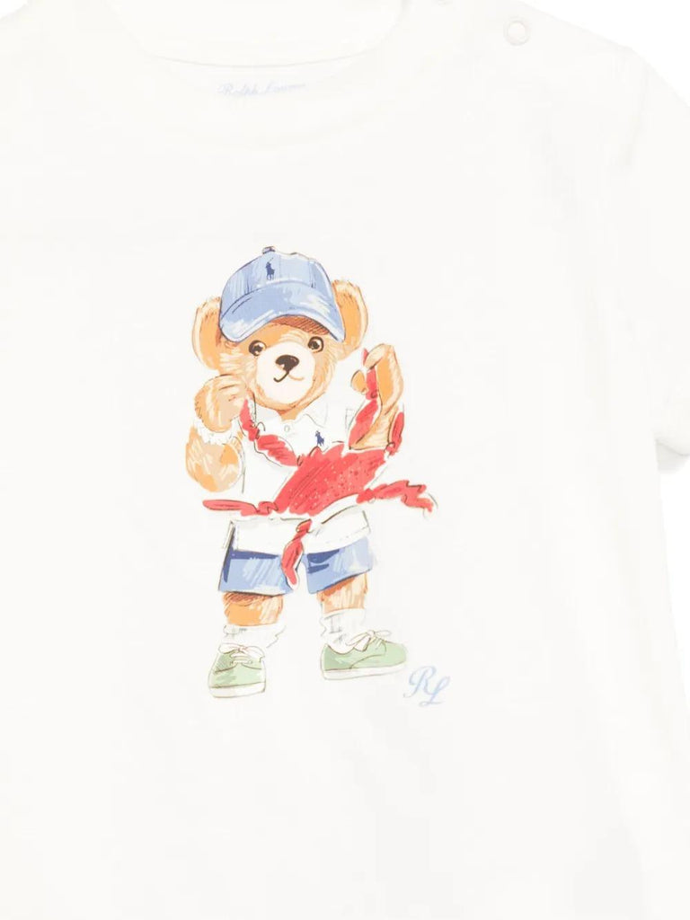RALPH LAUREN BEAR TEE-KNIT SHIRTS-T-SHIRT
