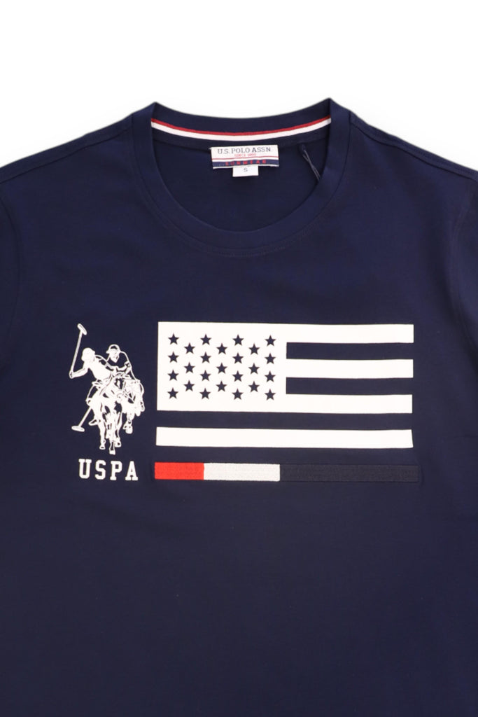 U.S. POLO ASSN.U LUCA - T-SHIRT USA FLAG SS