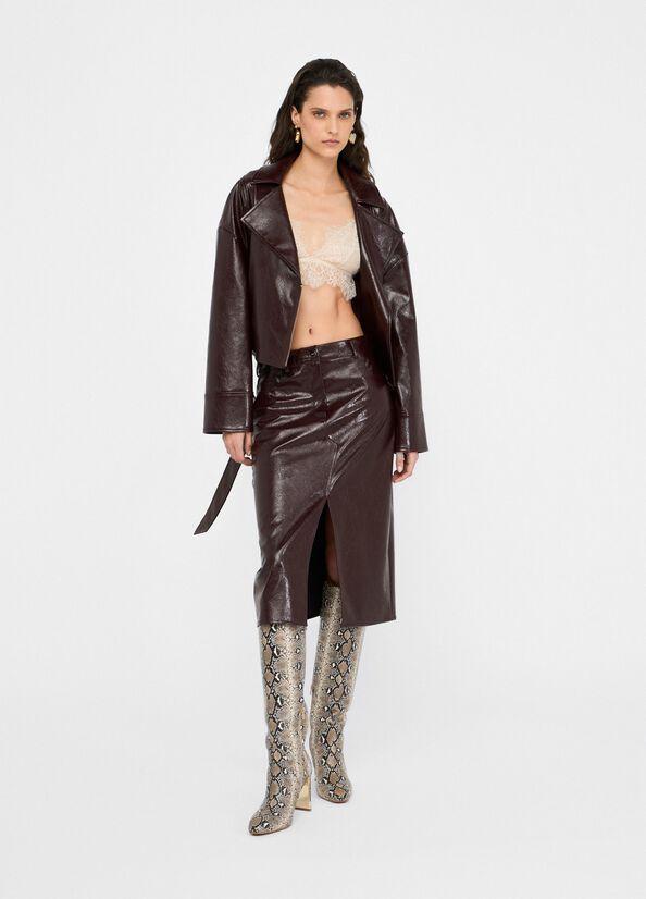 LIU JO GONNA SPALMATA LONGUETTE