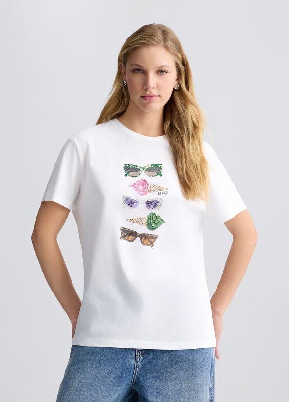 LIU JO ECS T-SHIRT MODA M/C