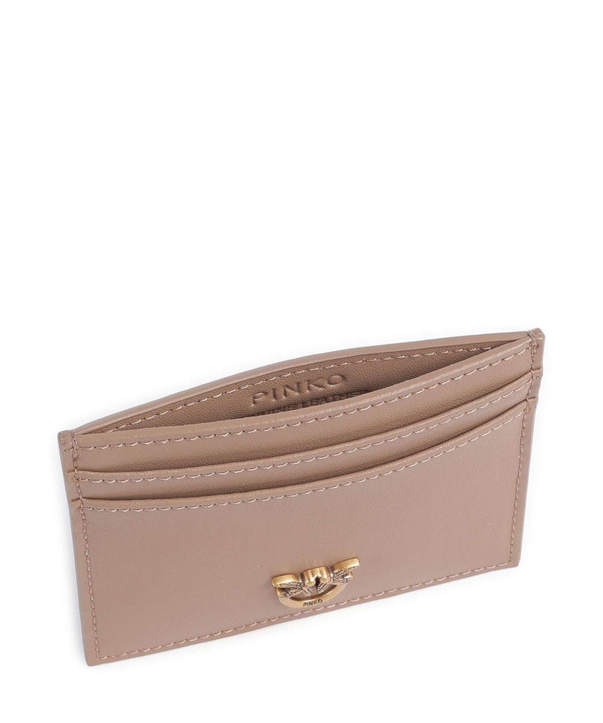 PINKO CARD HOLDER SIMPLY VITELLO SETA