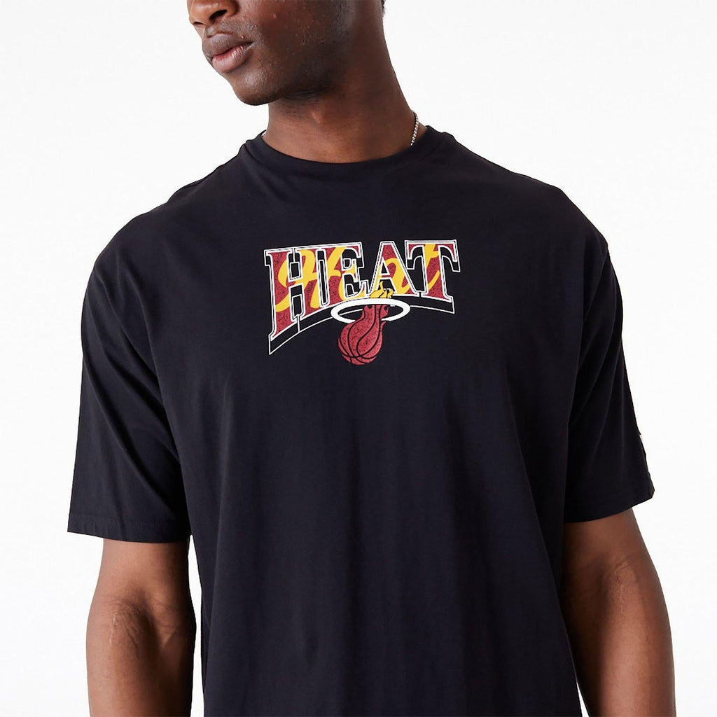 NEW ERA NBA CHAMPIONSHIP OS TEE MIAHEA  BLKPNR