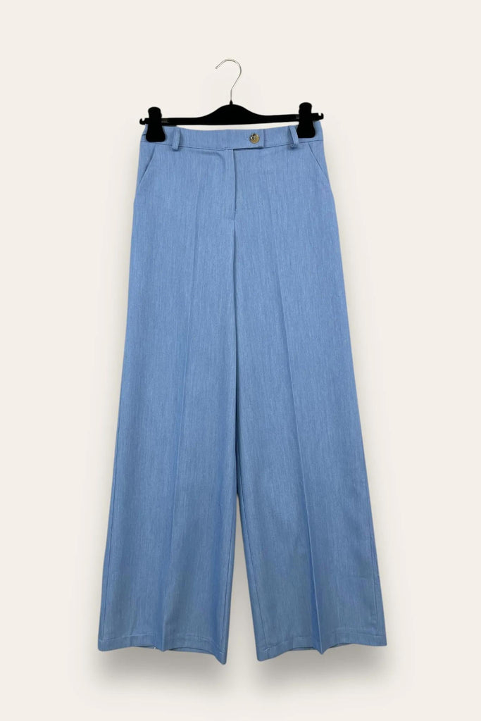 LOVEme Pantalone a palazzo, elastico retro vita