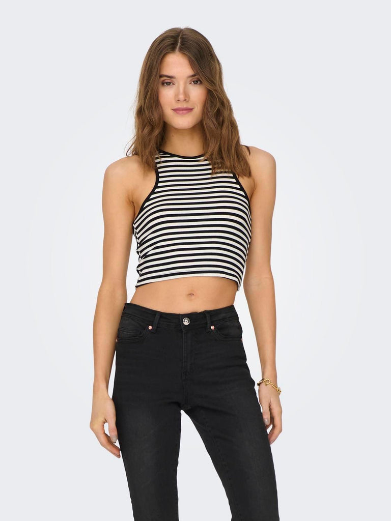 ONLY ONLBELIA S/L CROP TOP JRS NOOS