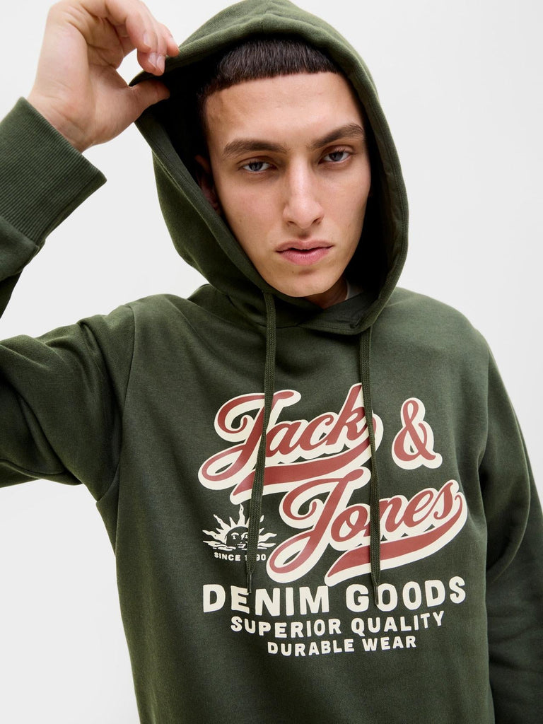 JACK AND JONES JJELOGO SWEAT HOOD 2 COL 25/26 NOOS
