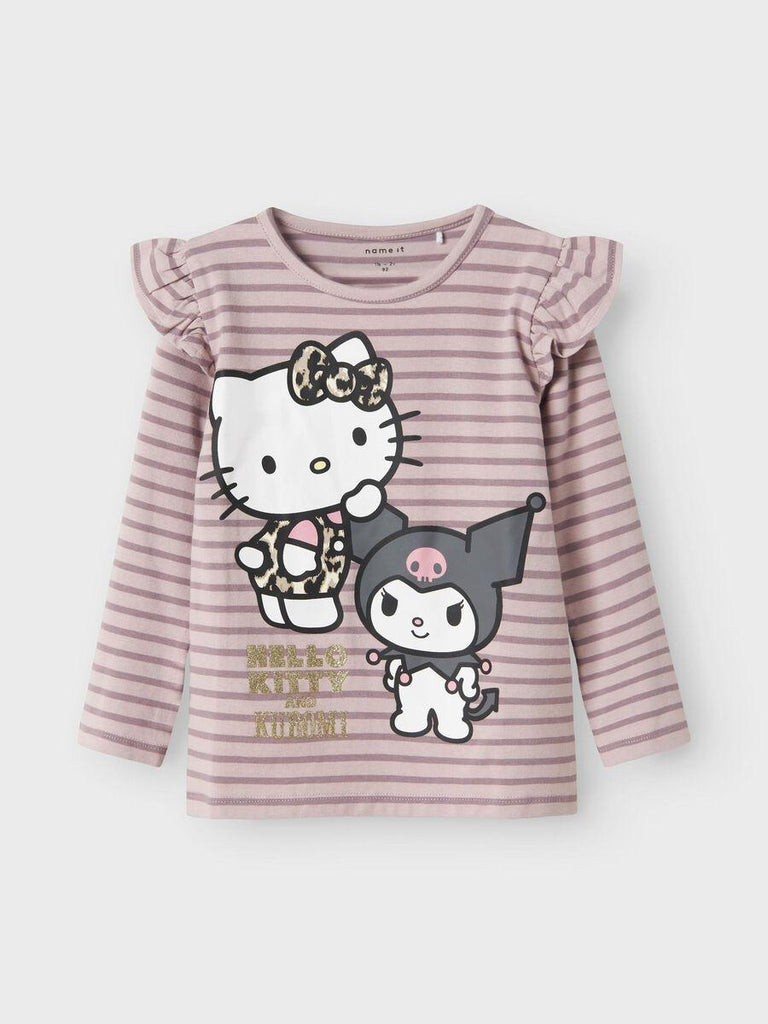 NAME.IT NMFASANNA HELLOKITTY LS TOP BOX SKY