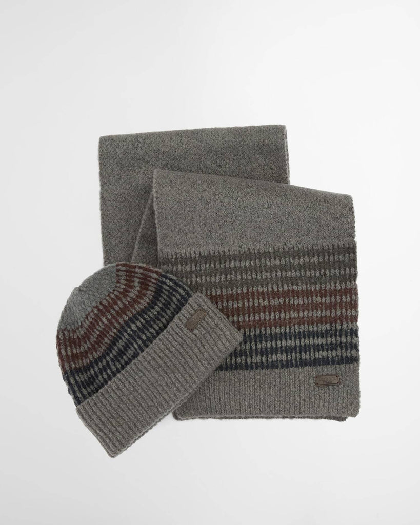 BARBOUR BRANTON BEANIE & SCARF SET