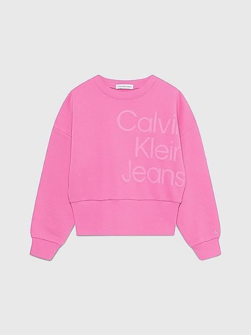 CALVIN KLEIN JEANS PUFF HERO LOGO CN SWEATSHIRT