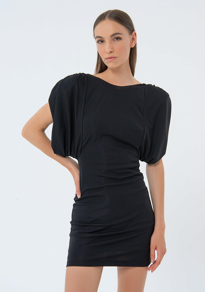 FRACOMINA MINI DRESS BLACK