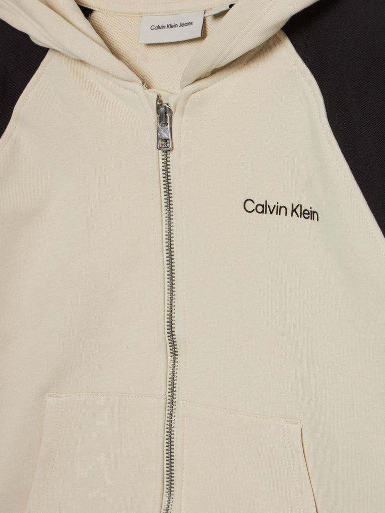 CALVIN KLEIN JEANS COLOR BLOCK ZIP-THROUGH