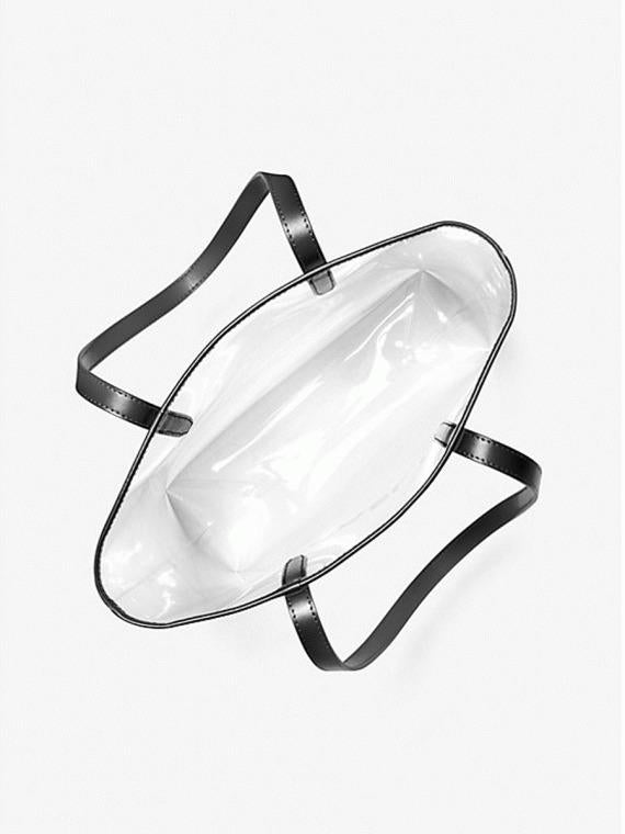 MICHAEL KORS LG NS TOTE CLEAR VINYL TOTE
