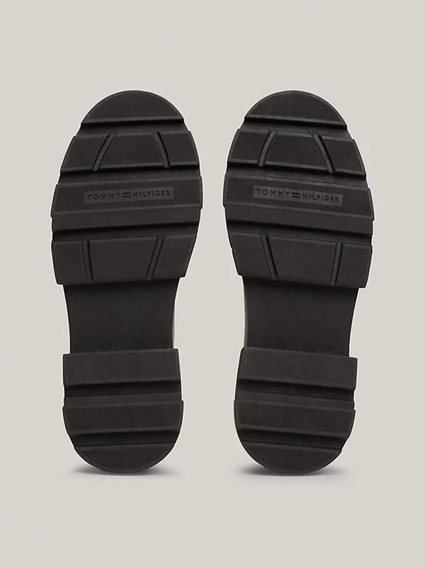 TOMMY HILFIGER COMBAT LEATHER LOW C