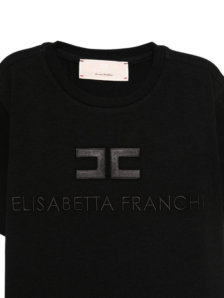 ELISABETTA FRANCHI La Mia Bambina T-SHIRT M/C CON RICAMO