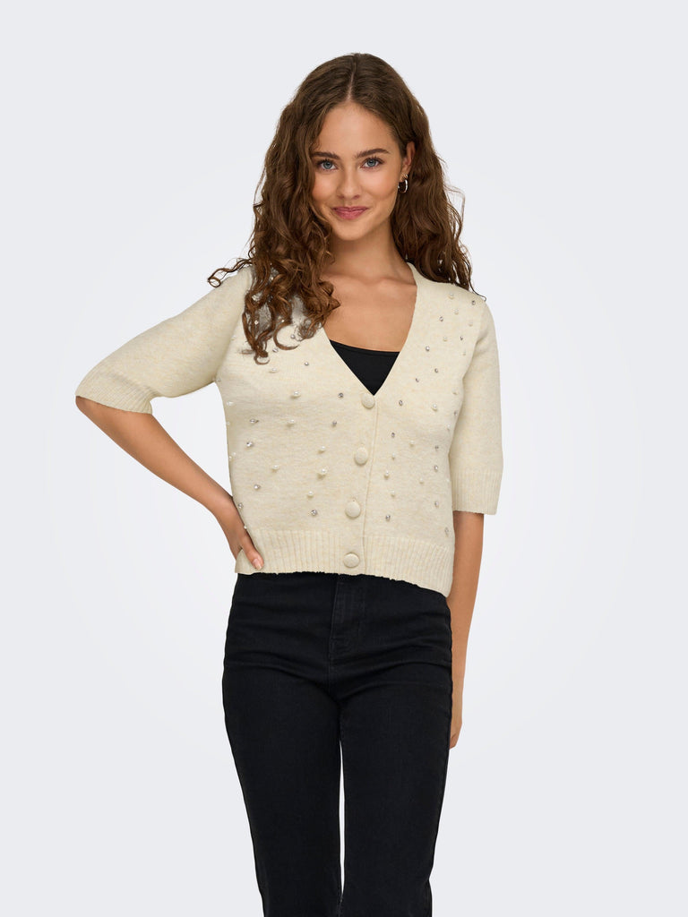 ONLY ONLRENE LIFE SS BLING CARDIGAN CC KNT