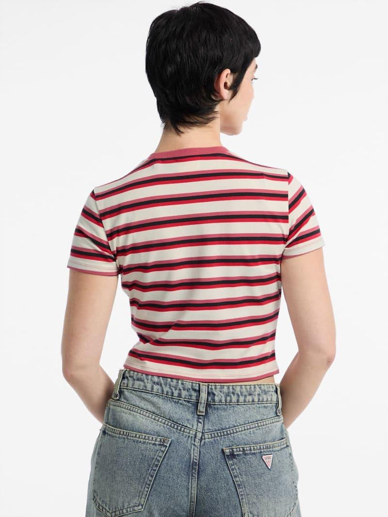 GUESS GO CORE STRIPE BABY TEE