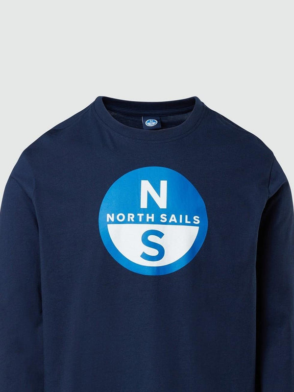 NORTH SAILS T SHIRT LONG SLEEVE W/GRAPHIC